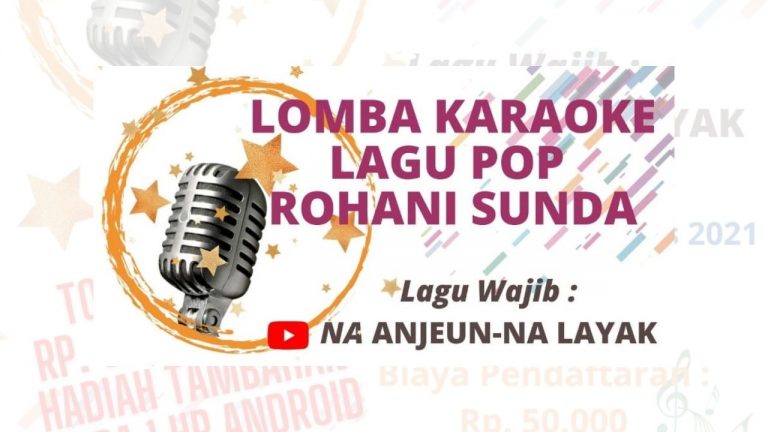 Bergabunglah! Lomba Karaoke Lagu Pop Rohani Sunda