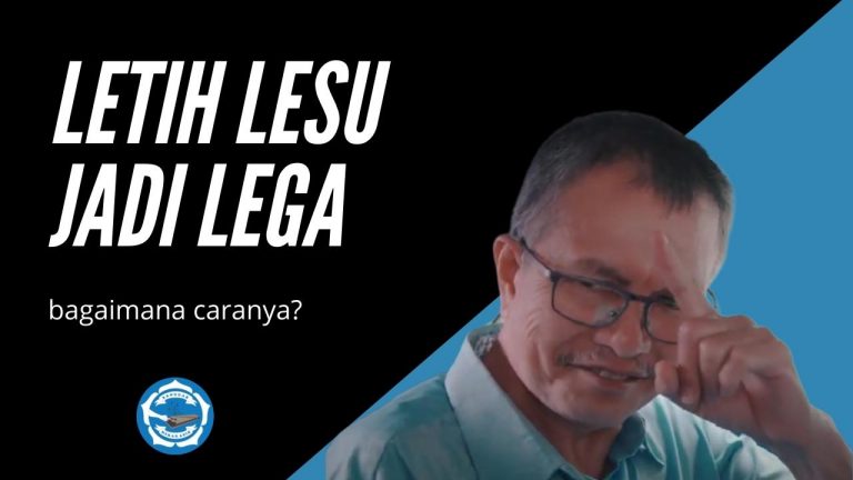 Yang Letih jadi Lega