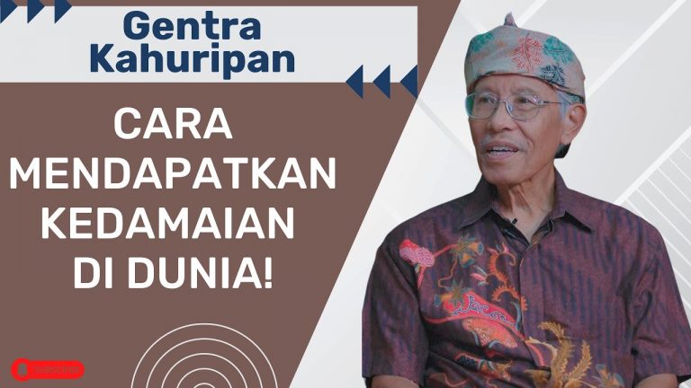 Ini dia cara mendapatkan kedamaian di dunia!