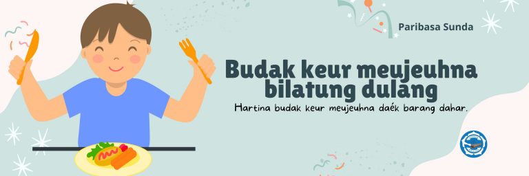 Budak keur meujeuhna bilatung dulang