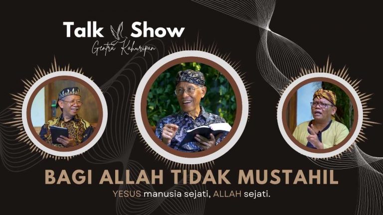 YESUS adalah Pribadi yang mustahil. YESUS bukan ALLAH??