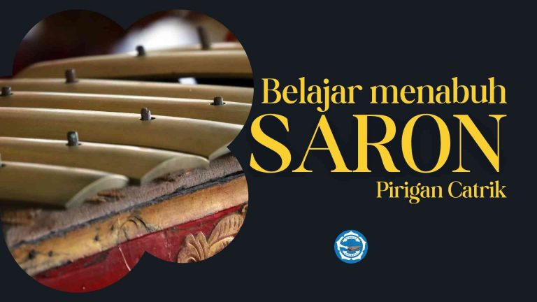 Ini dia tabuhan Saron pirigan Catrik