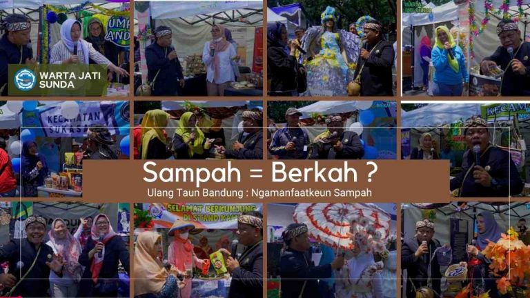 Ngamanfaatkeun sampah di Ulang Taun Bandung