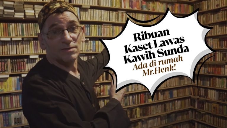 Kumpulan kaset Sunda zaman dulu ada di rumah Mr Henk!